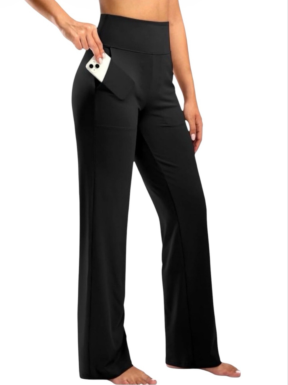 G Gradual Black Bootcut Yoga Pants – XL Tall – 36” Inseam